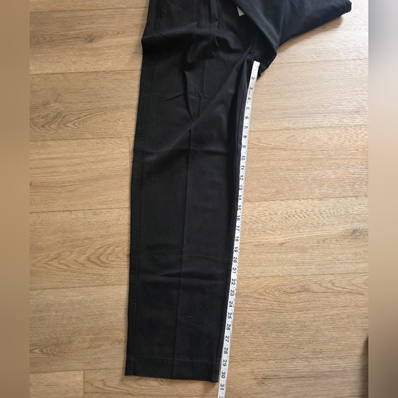 NEW Alex Mill Black Keaton Tapered Cotton Lyocell Pants Trousers Size 10 Pleated - Picture 12 of 12